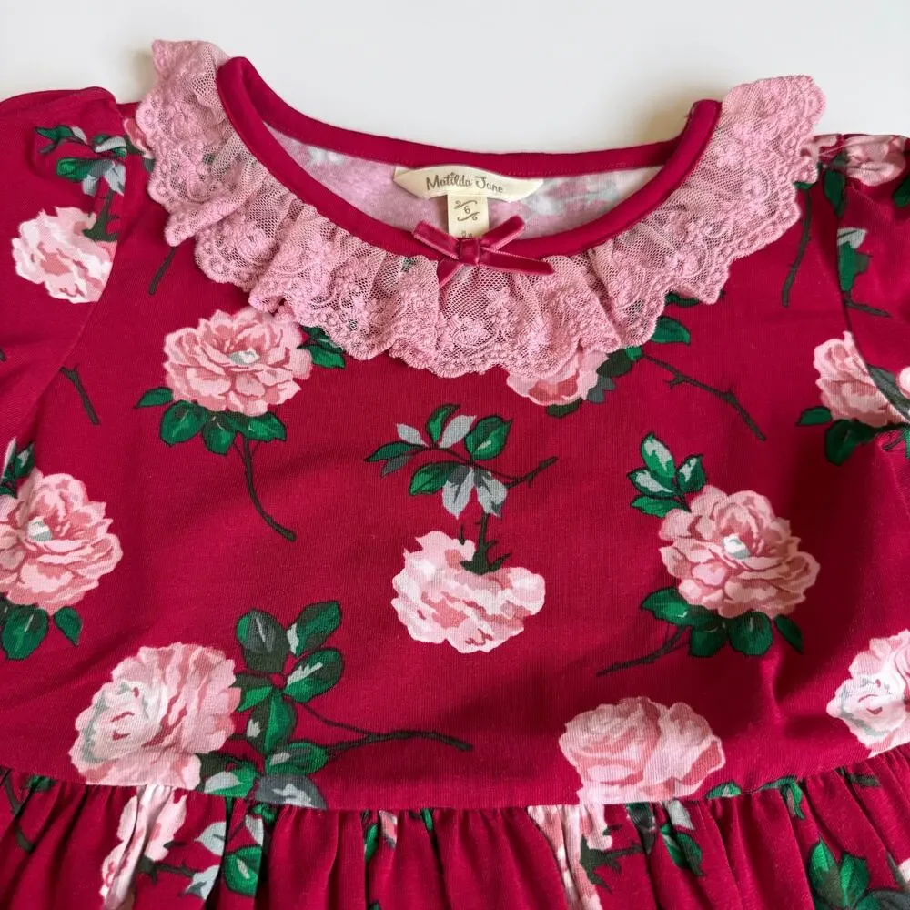 Matilda Jane Rosebud Lap Dress & Big Ruffles Pants Girls 6 - Picture 4 of 14